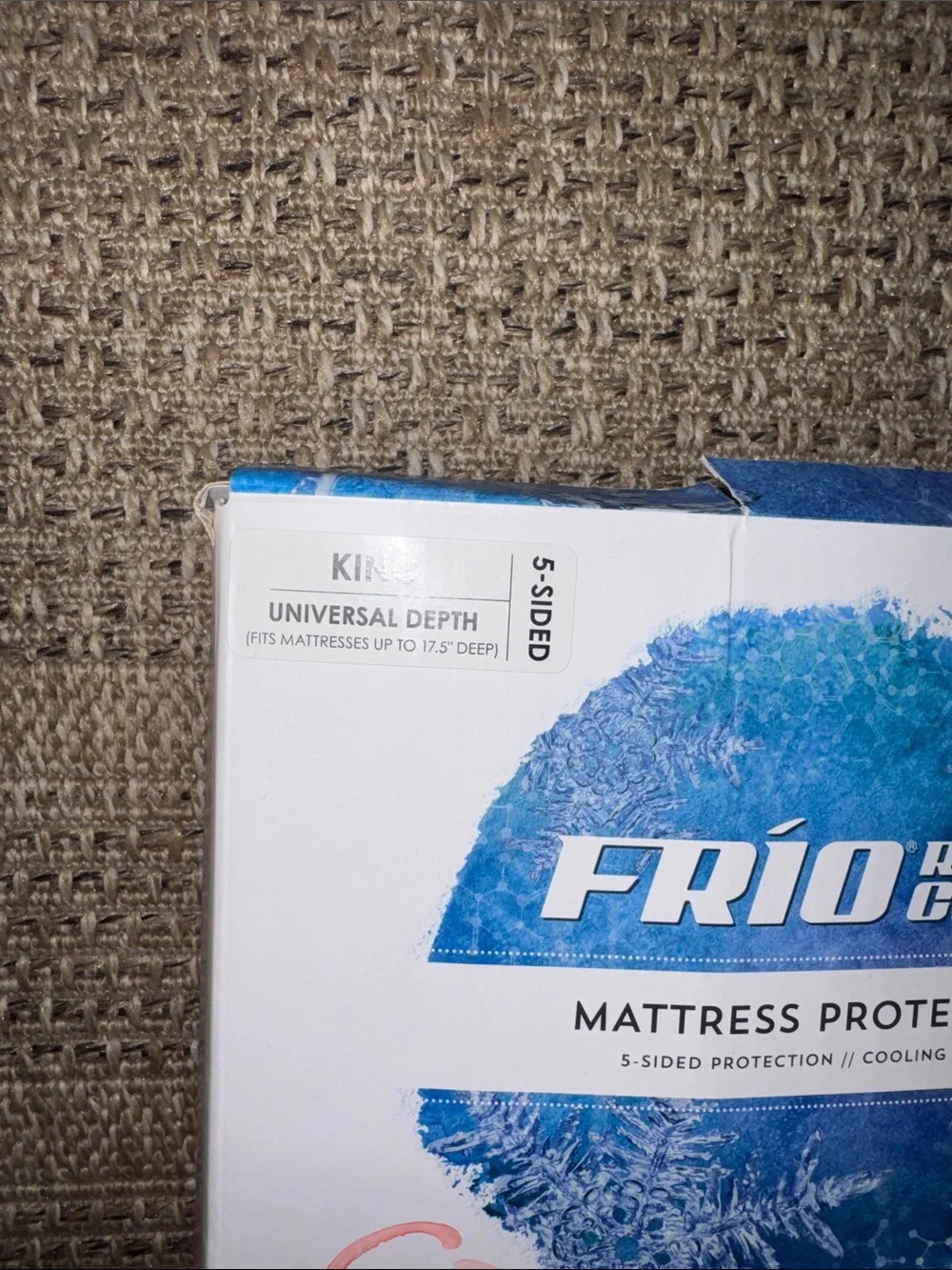 Frio Rapid Chill Mattress Protector by PureCare - pure care 5 sided protection